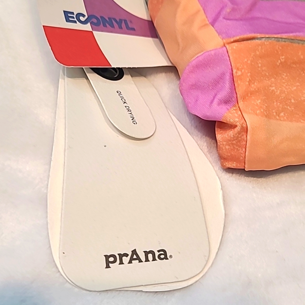 Prana Willow Falls Reversible Bikini Top Size XS Waves Beach Resort Vacation New - Picture 4 of 7